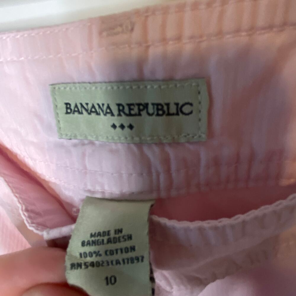 Y2K Pink Cropped Cargo Pants - Women's Size 10 - Picture 3 of 4